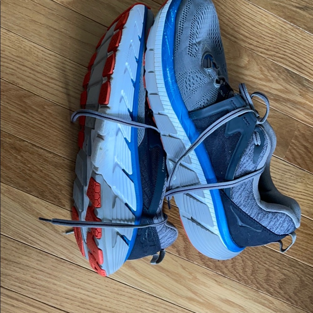 Hoka One One Gaviota 2  Blue Gray Men Size 11M - Picture 5 of 10